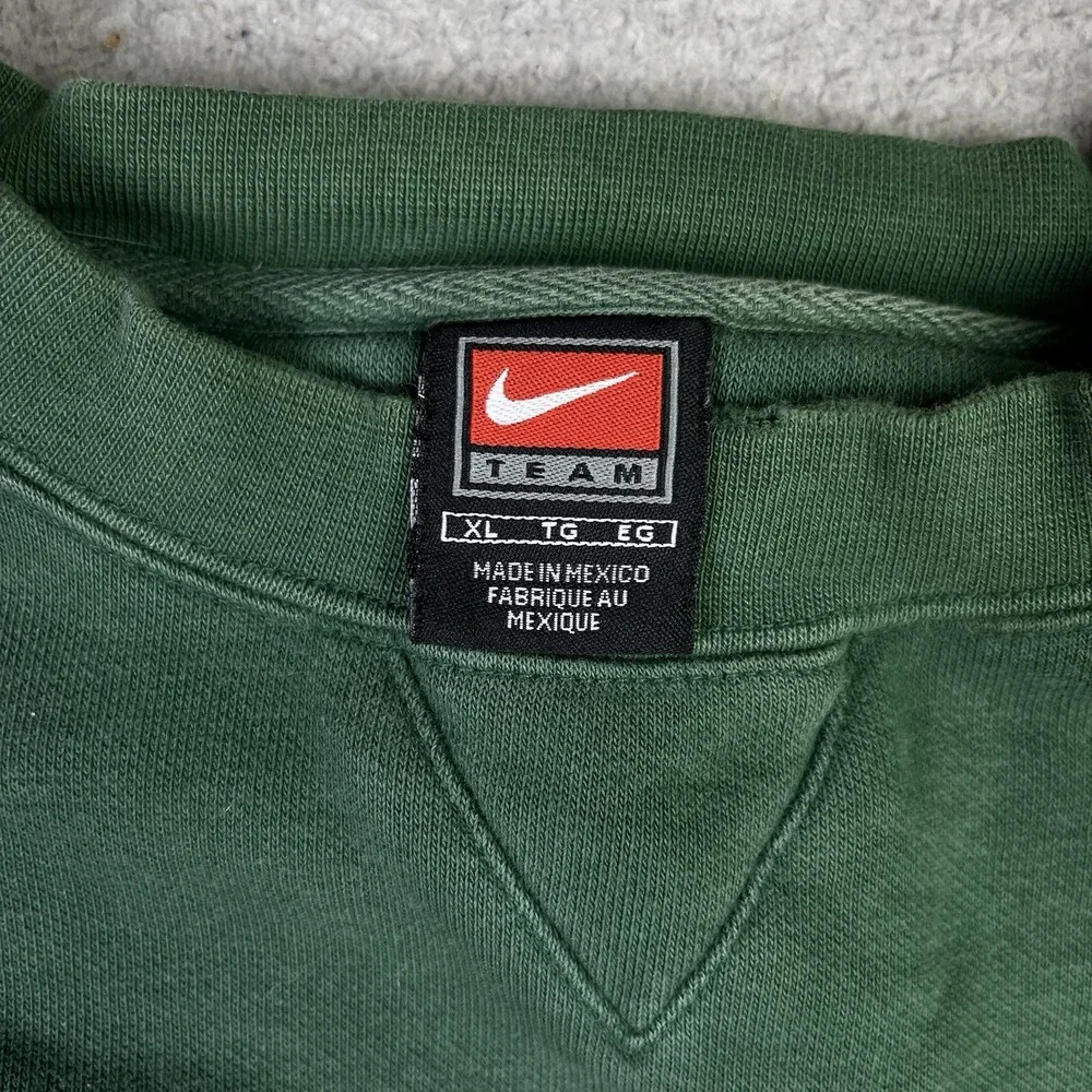 Vintage Nike Miami Hurricanes Center Swoosh Embroidered Faded Sweatshirt Sweater